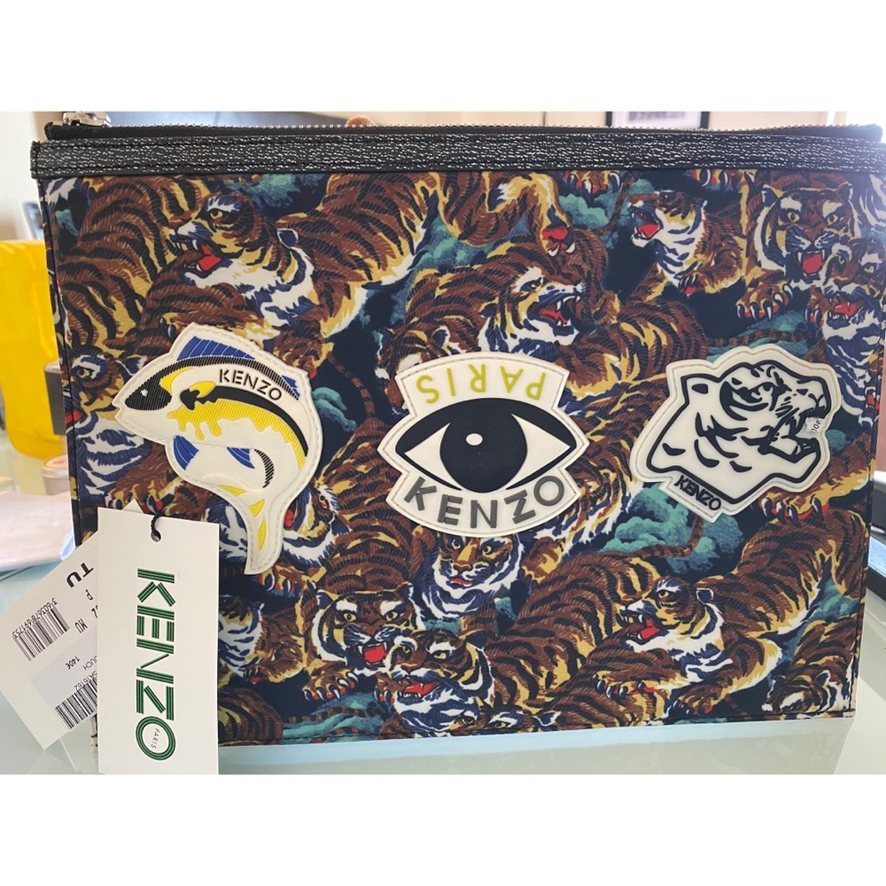 Kenzo Paris Multi Logo Pouch